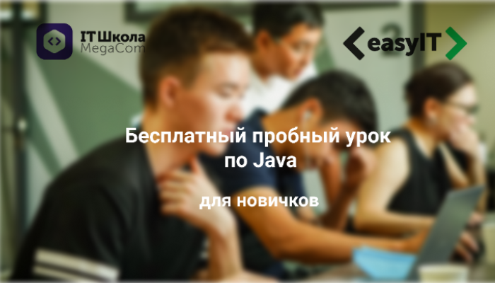 Бесплатный пробный урок по Java для новичков