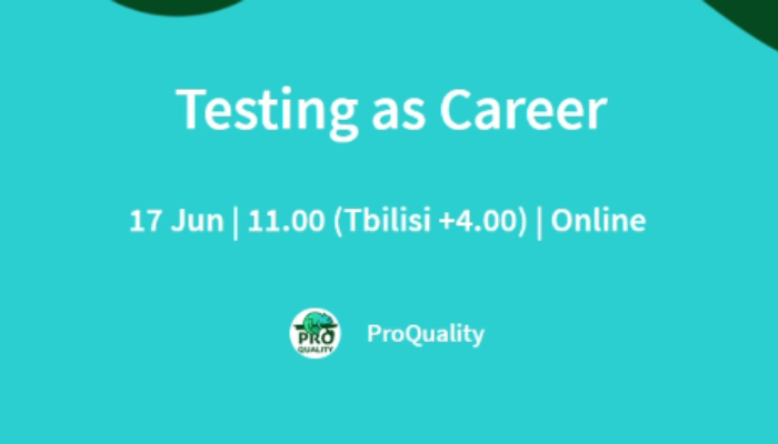 Testing as Career
